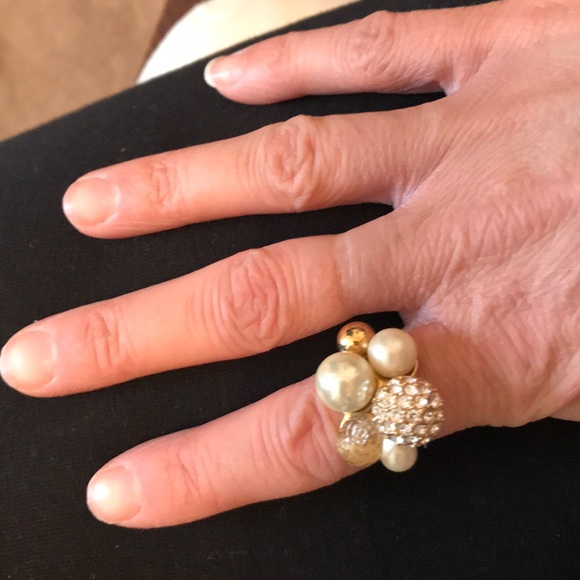 J.Crew pearl cluster ring - Picture 2 of 5